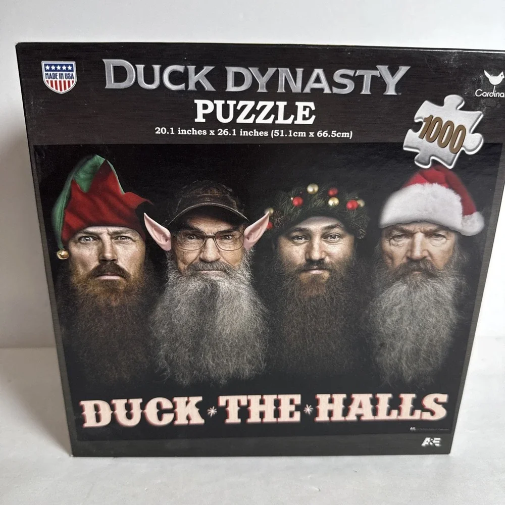 Duck‎ Dynasty 1000 pc puzzle Duck The Halls Christmas SEALED NEW